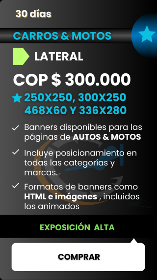 BANNER CARROS Y MOTOS