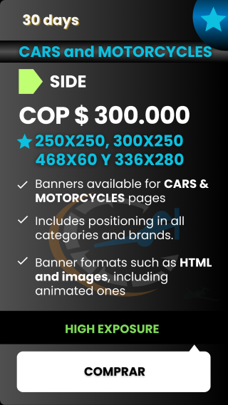 BANNER CARS AND MOTORCYCLES